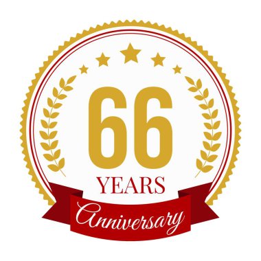 Logo 66 Yıldönümü Kutlama Şablonu