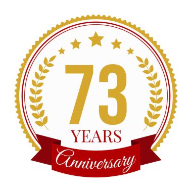 Logo 73 Yıldönümü Kutlama Şablonu