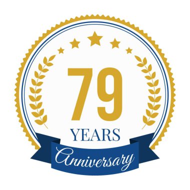 Logo 79 Yıldönümü Kutlama Şablonu