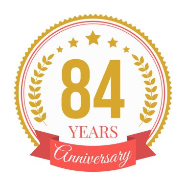 Logo 84 Yıldönümü Kutlama Şablonu