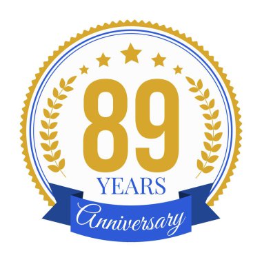Logo 89 Yıldönümü Kutlama Şablonu