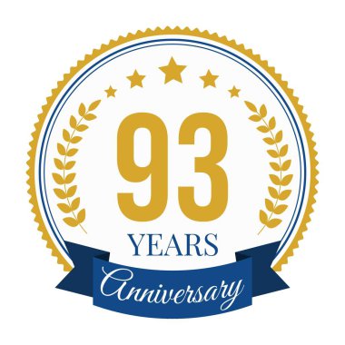 Logo 93 Yıldönümü Kutlama Şablonu