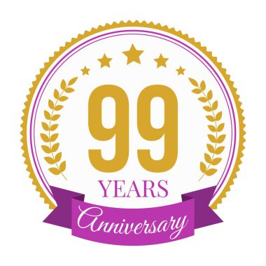 Logo 99 Yıldönümü Kutlama Şablonu