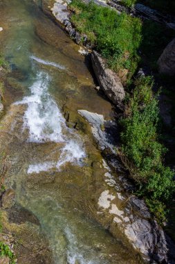 Tiflis, Gürcistan 6 Haziran 2024 - Eski Tiflis 'in tarihi merkezi, kükürt banyosu. Yüksek kalite fotoğraf