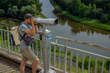 Melnik 20 June 2024 - Confluence of Elbe river and Vltava river. Czech Republic. High quality photo clipart