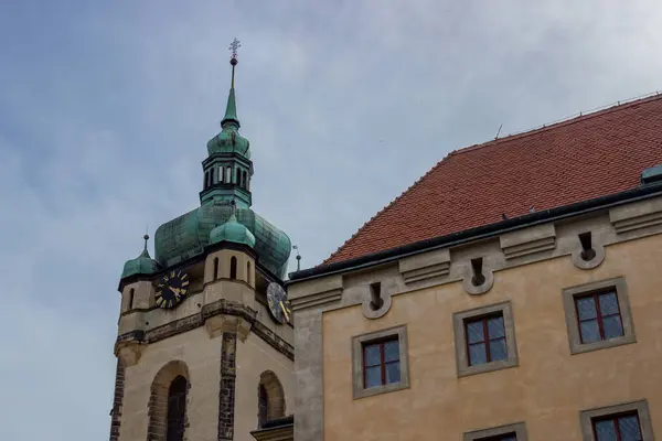 stock image Melnik Castle - 20 June 2024 on the hill,in the city center, Czech Republic. High quality photo