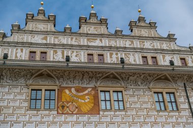 Litomysl castle, Czech Republic - August 26, 2024: litomysl hrad unesco. High quality photo clipart