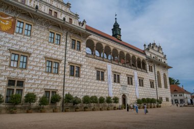 Litomysl Kalesi, Çek Cumhuriyeti - 26 Ağustos 2024: litomysl hrad unesco. Yüksek kalite fotoğraf