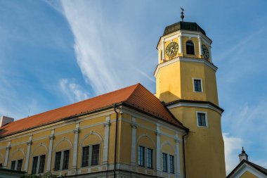 Vlasim, Czech republic - October 21 2024: Vlasim castle, historical chateau park. High quality photo clipart