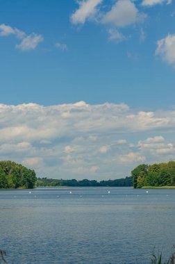 Kayak pisti, kano, göl. Yüksek kalite fotoğraf