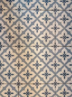 Çiçek motifli desen zemin duvar kiremitleri. Yüksek kalite fotoğraf