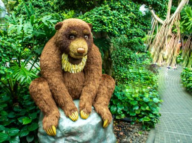 Teddy, Jewel Changi Havaalanı 'ndaki Canopy Park' ta.