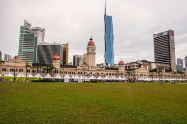 Merdeka Meydanı Kuala Lumpur 'un tarihi simgesi 