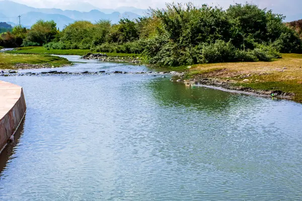 stock image Landscape of Sindhu River at Ladakh