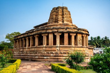 Shri Durga tapınağı 8. yüzyıl antik tapınağı Aihole, Karnataka
