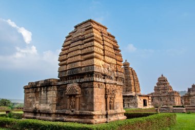 8. yüzyıl Kasasiddeshwara Tapınağı Pattadakal, Karnataka