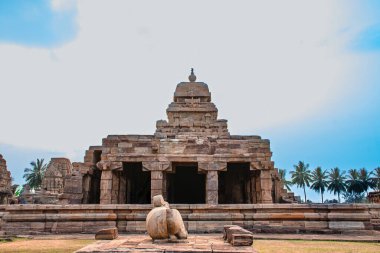 8. yüzyıl antik Sangamesavara tapınağı Pattadakal, Karnataka