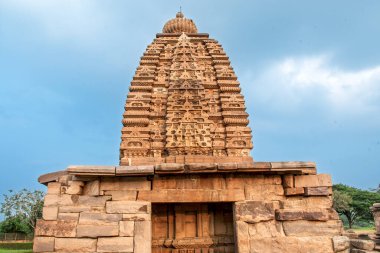 7. yüzyıl antik Galgantha tapınağı Pattadakal, Karnataka