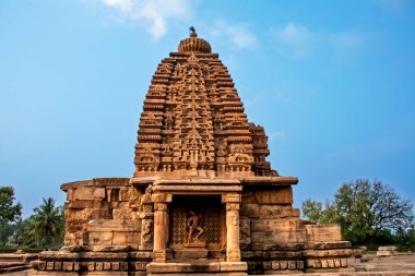 7. yüzyılın kuzey tarafındaki antik Galgantha tapınağı Pattadakal, Karnataka