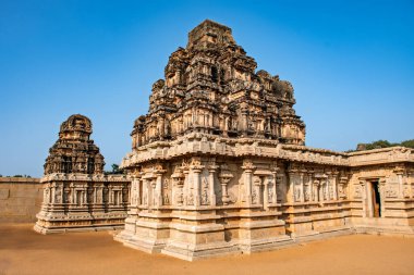 Hazara Rama Tapınağı 'nın güneybatı manzarası Hampi Karnataka