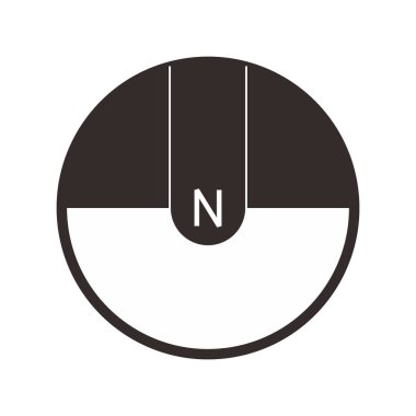 Mimari kuzey oku ve pusula ana hatlı vektörü