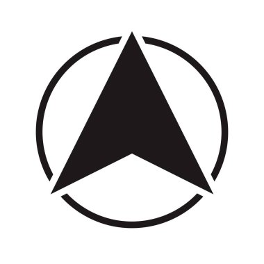 Mimari kuzey oku ve pusula ana hatlı vektörü