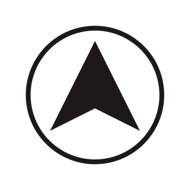 Mimari kuzey oku ve pusula ana hatlı vektörü