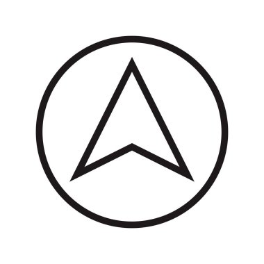 Mimari kuzey oku ve pusula ana hatlı vektörü