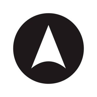 Mimari kuzey oku ve pusula ana hatlı vektörü