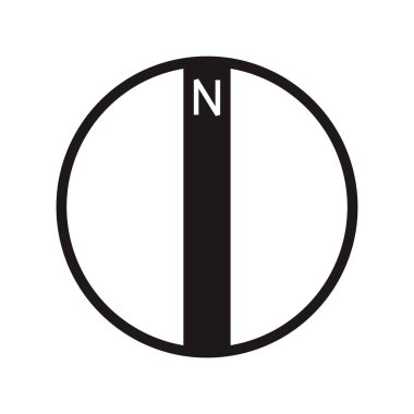 Mimari kuzey oku ve pusula ana hatlı vektörü