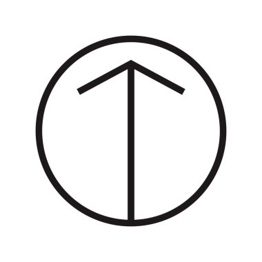 Mimari kuzey oku ve pusula ana hatlı vektörü