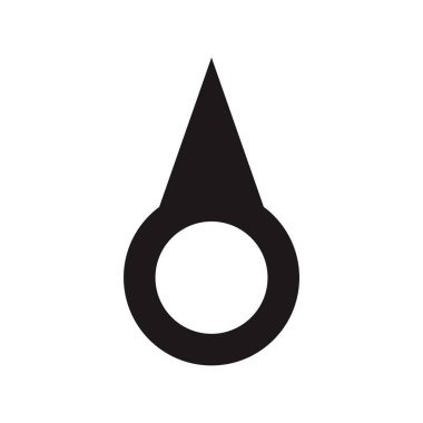 Mimari kuzey oku ve pusula ana hatlı vektörü