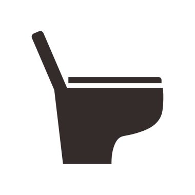 Erkekler ve kadınlar için tuvalet ve tuvalet işareti izole edilmiş ikon grafik vektörü