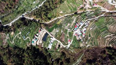 Çin şehrinin havadan görünüşü