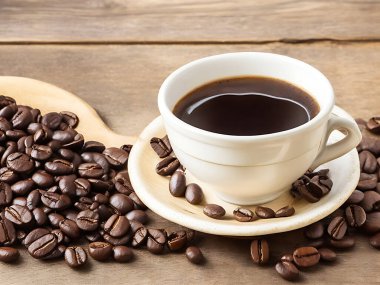 Bir fincan kahve, yakın plan kahve ve sıcak kahve..