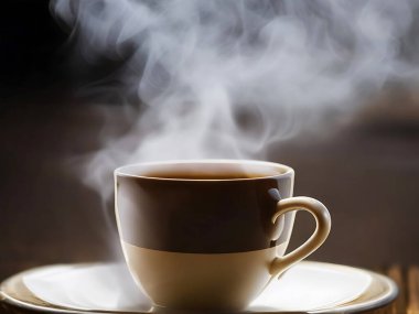 Bir fincan kahve, yakın plan kahve ve sıcak kahve..