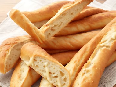 Ekmek çubukları görünümü arkaplanı