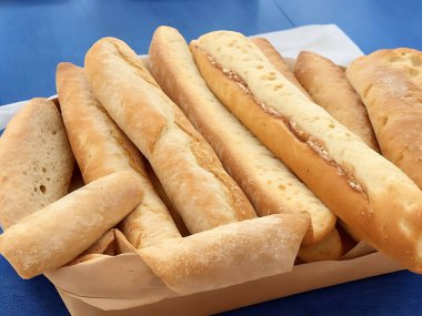 Ekmek çubukları görünümü arkaplanı