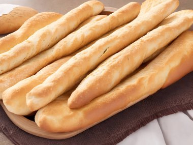 Ekmek çubukları görünümü arkaplanı