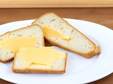 Lezzetli Kızarmış Fıstık Ezmeli Sandviç 