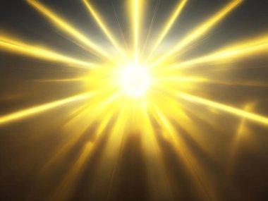 Işınlar ile sihirli spot ışıkları 