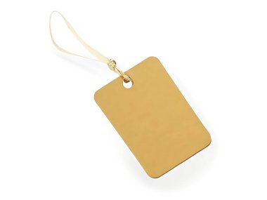 Etiket etiketi izole edilmiş beyaz arkaplan