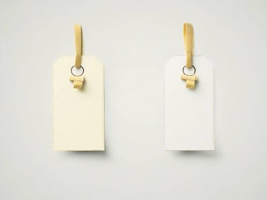 Etiket etiketi izole edilmiş beyaz arkaplan