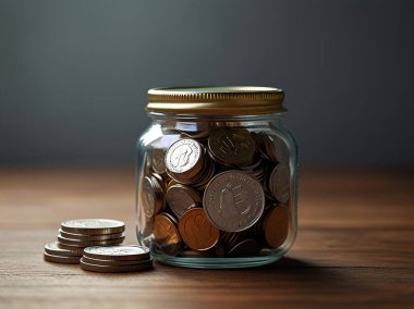 Uluslararası Bankalar Günü Ai ile bir kavanoz bozuk para üretildi