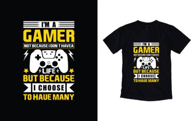 Oyun tişörtü tasarımı, video oyun tişörtü tasarımı, sevgili oyuncu tişört tasarımı, Gaming t-Shirt High Quality is Unique Design, oyun vektörü. Oyuncuların gömlek tasarımı..