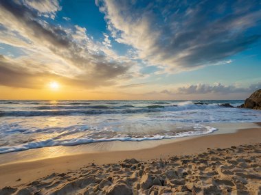 Güzel sahil ve deniz Üreticisi.