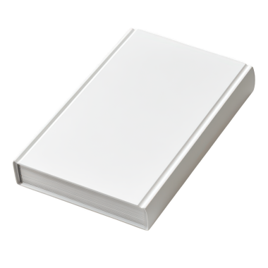 Şeffaf bir arkaplanda izole edilmiş, boş beyaz bir kitabın yüksek kaliteli görüntüsü. Bu, tasarımcılar için temiz ve kişiselleştirilebilir bir kitap modeline ihtiyaç duyan değerli bir mal..