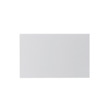 Şeffaf bir arkaplanda izole edilmiş beyaz dikdörtgen bir kartın temiz ve yüksek çözünürlüklü görüntüsü. Tasarımcılar için değerli bir değer basit, çok yönlü bir öğeye ihtiyaç duyarlar..