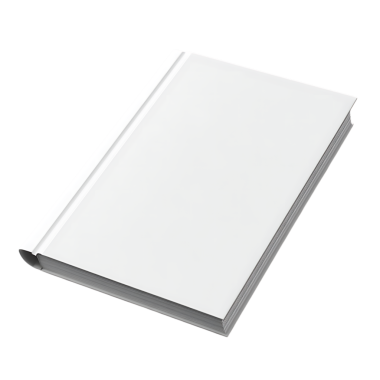 Şeffaf bir arkaplanda izole edilmiş, boş beyaz bir kitabın yüksek kaliteli görüntüsü. Tasarımcılar için bu değerli özellik çeşitli projelere kolayca entegre edilmesini sağlar.