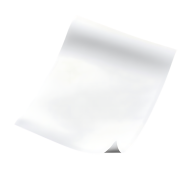 Şeffaf bir arkaplanda izole edilmiş kıvrımlı kenarlı, boş beyaz bir kağıdın yüksek çözünürlüklü görüntüsü. Tasarımcılar için değerli bir varlıktır. Modeller ya da planlar için temiz ve gerçekçi bir kağıt unsuruna ihtiyaç duyarlar..